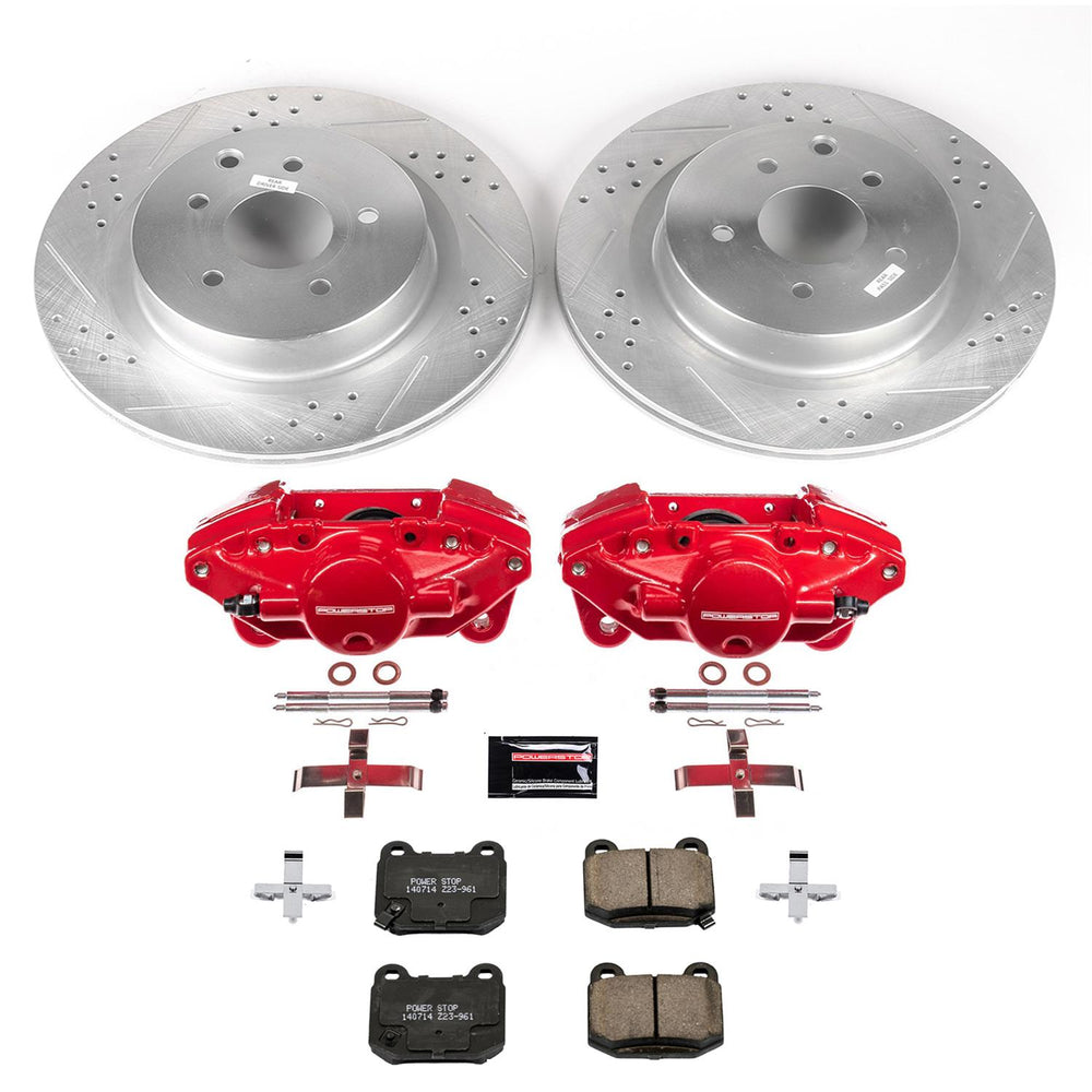 Power Stop 03-04 Infiniti G35 Rear Z23 Evolution Sport Brake Kit w/Calipers