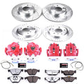 Power Stop 13-15 BMW X1 Front & Rear Z26 Street Warrior Brake Kit w/Calipers