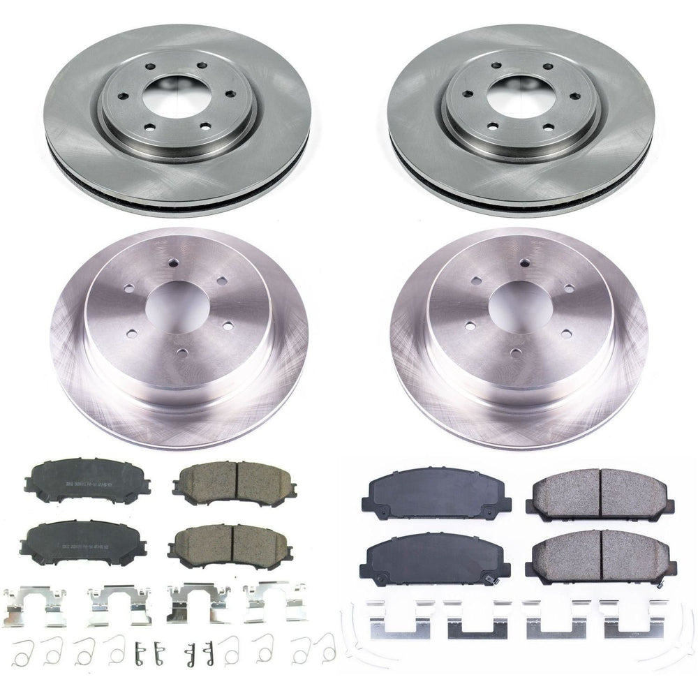 Power Stop 17-18 Nissan Titan Front & Rear Autospecialty Brake Kit
