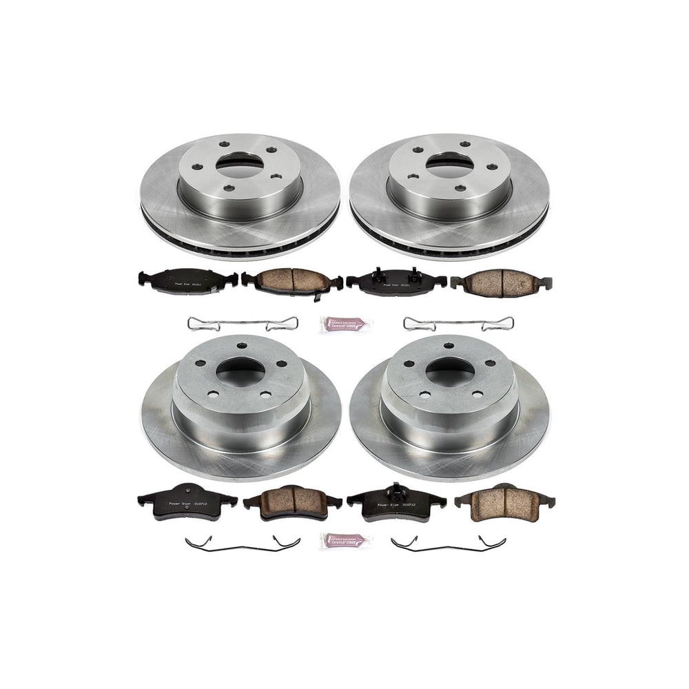 Power Stop 99-02 Jeep Grand Cherokee Front & Rear Autospecialty Brake Kit