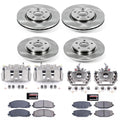 Power Stop 12-18 Dodge Journey Autospecialty Kit w/ Calipers - Front and Rear