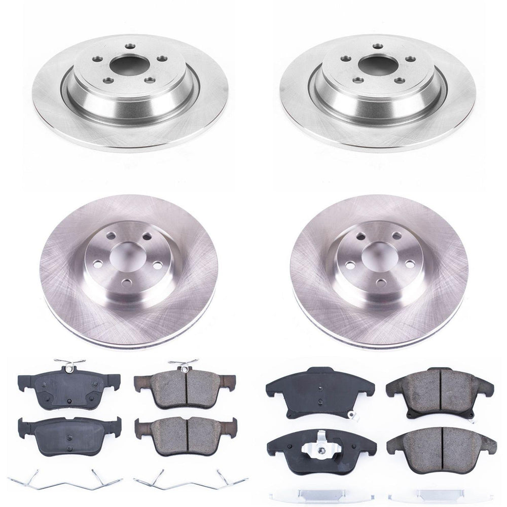 Power Stop 17-19 Lincoln MKZ Front & Rear Autospecialty Brake Kit