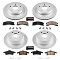 Power Stop 99-04 Jeep Grand Cherokee Front & Rear Z17 Evolution Geomet Coated Brake Kit