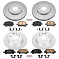 Power Stop 00-04 Toyota Avalon Front & Rear Z17 Evolution Geomet Coated Brake Kit
