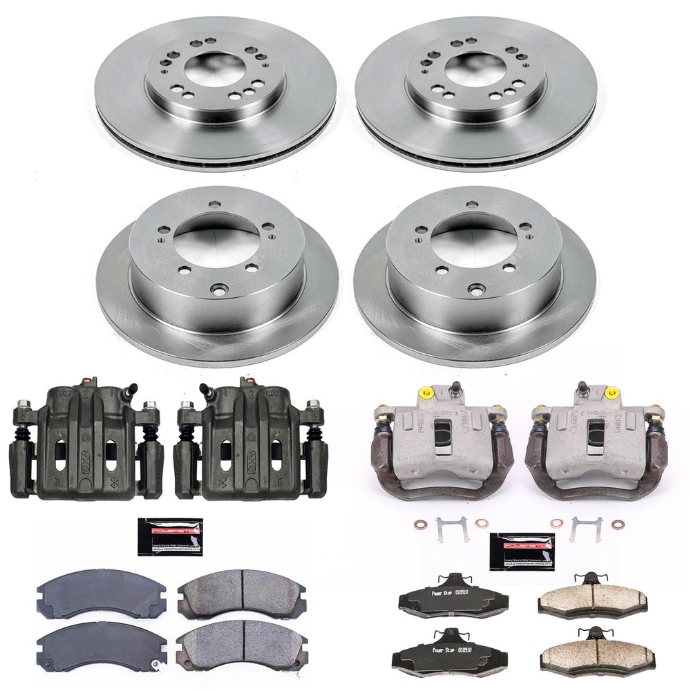 Power Stop 97-04 Mitsubishi Diamante Front & Rear Autospecialty Brake Kit w/Calipers