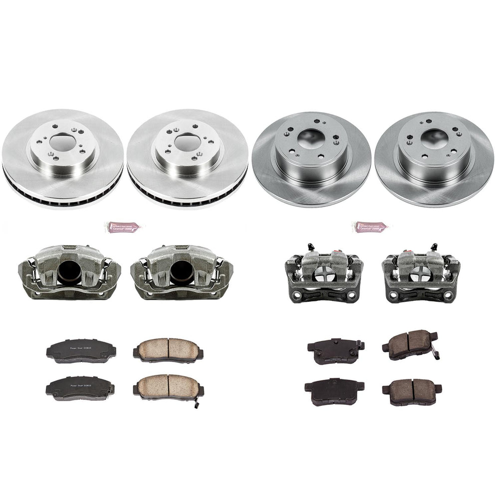 Power Stop 11-14 Acura TSX Front & Rear Autospecialty Brake Kit w/Calipers