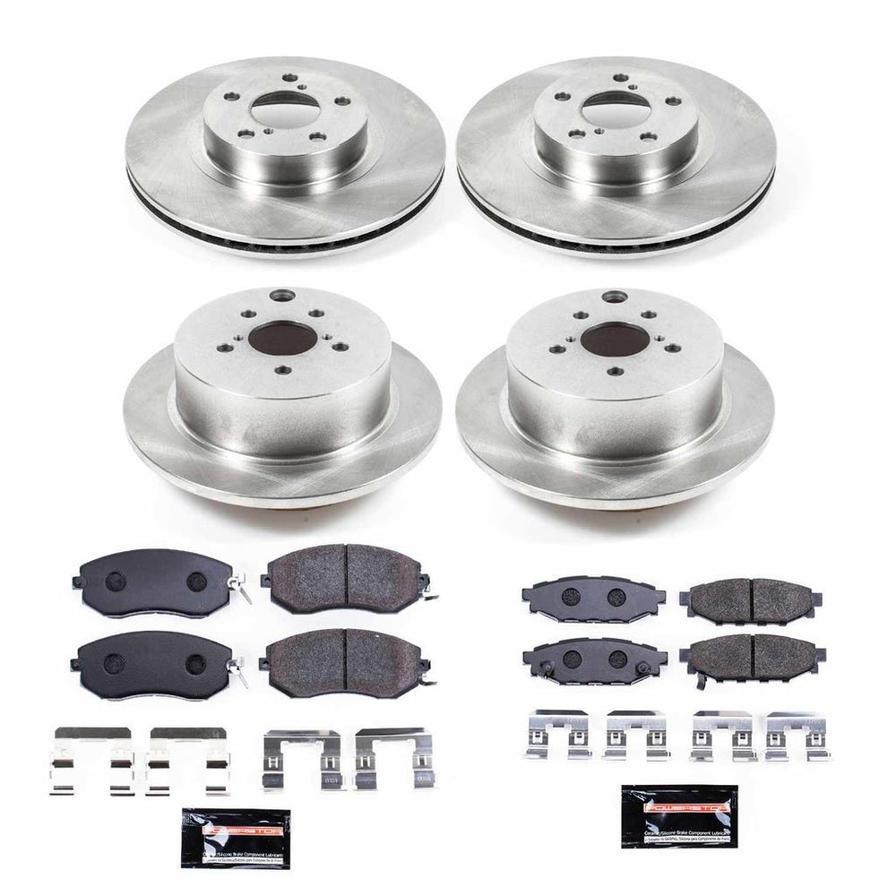 Power Stop 12-16 Subaru Impreza Front & Rear Track Day Brake Kit