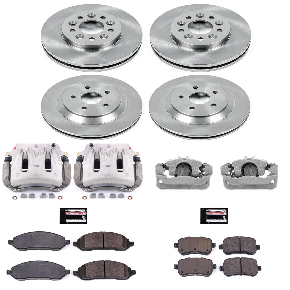 Power Stop 04-07 Ford Freestar Front & Rear Autospecialty Brake Kit w/Calipers