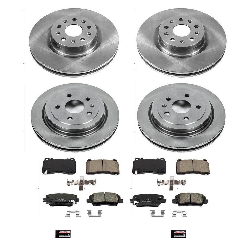 Power Stop 14-18 Cadillac CTS Front & Rear Autospecialty Brake Kit