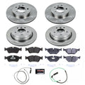 Power Stop 01-05 BMW 325xi Front & Rear Track Day SPEC Brake Kit