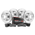 Power Stop 01-05 BMW 325xi Front & Rear Track Day SPEC Brake Kit