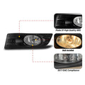 0607 HONDA ACCORD 0607 2 DR FOG LIGHTS(CLEAR)(WIRING KIT INCLUDED)