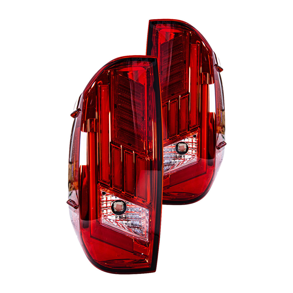 1421 TOYOTA TUNDRA LED SEQUENTIAL TAIL LIGHT (SET) (GLOSS BLACK/CLEAR)
