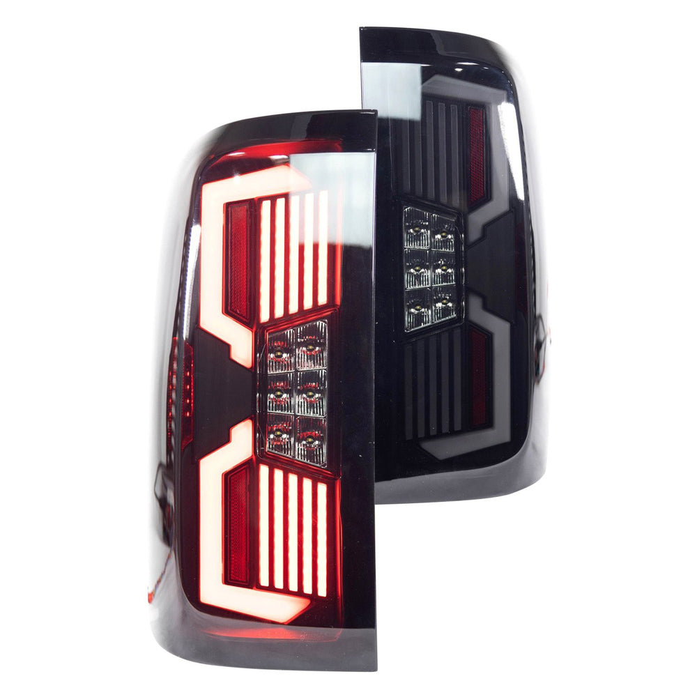 1418 CHEVY SILVERADO 9906 1500/9902 GMC SIERRA 1500 V2 LED TAIL LIGHTS(CHROME /RED)