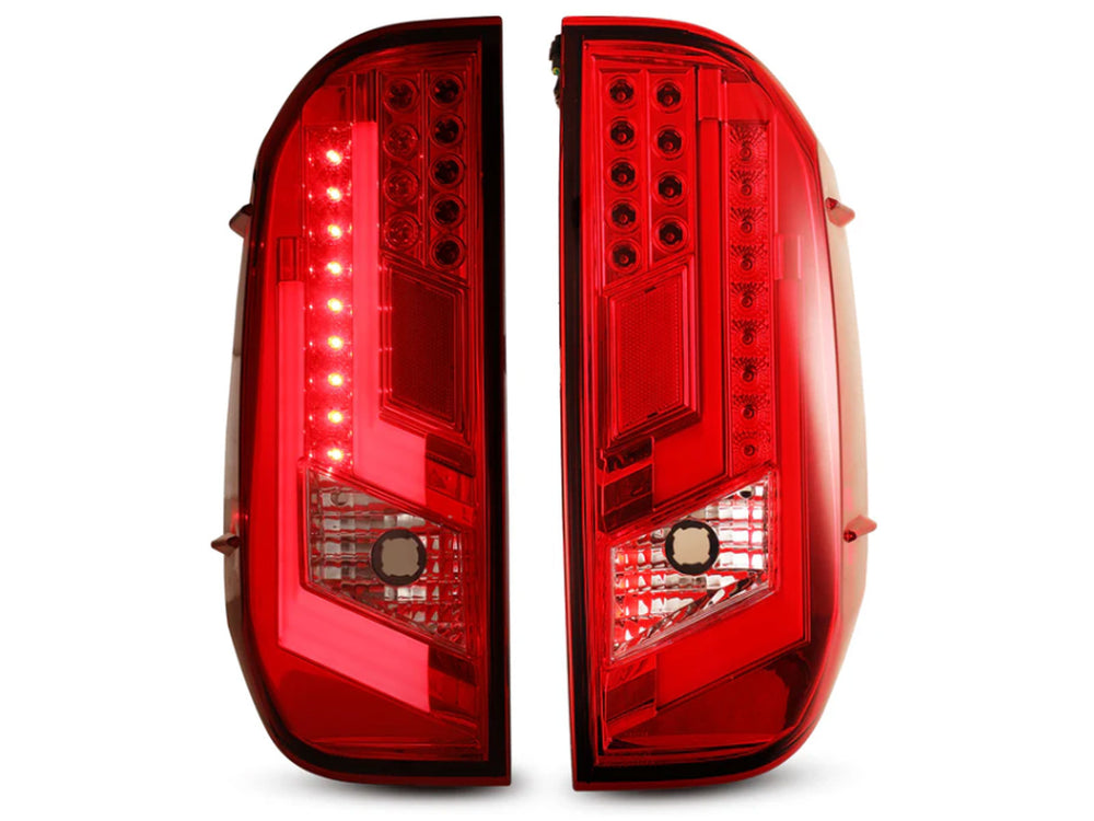 1421 CHEVY SILVERADO 1418 LED TAIL LIGHTS( CHROME/RED )