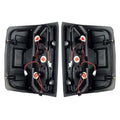 1418 CHEVY TAHOE 1415/SUBURBAN LED TAIL LIGHTGLOSSY BLACK/CLEAR