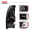 0515 FORD F150 0914 LED SEQUENTIAL TAIL LIGHTBLACK/CLEAR