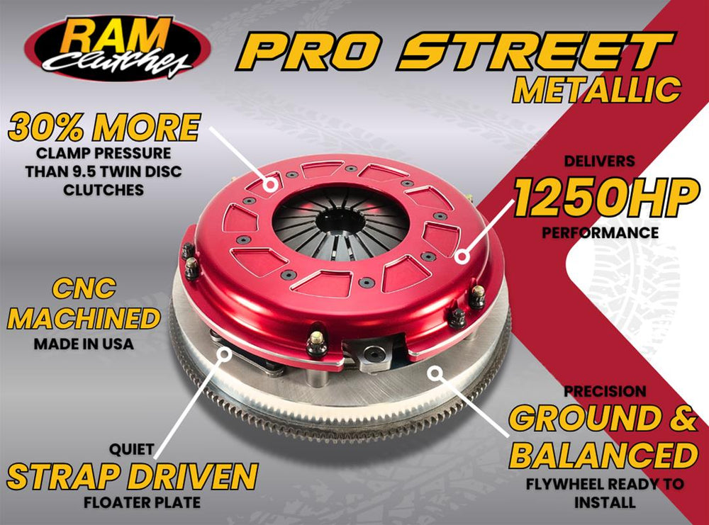 PRO STREET DUAL DISC CHRYSLER 8 BOLT 143T 0 BAL. 1 3/1618 900S