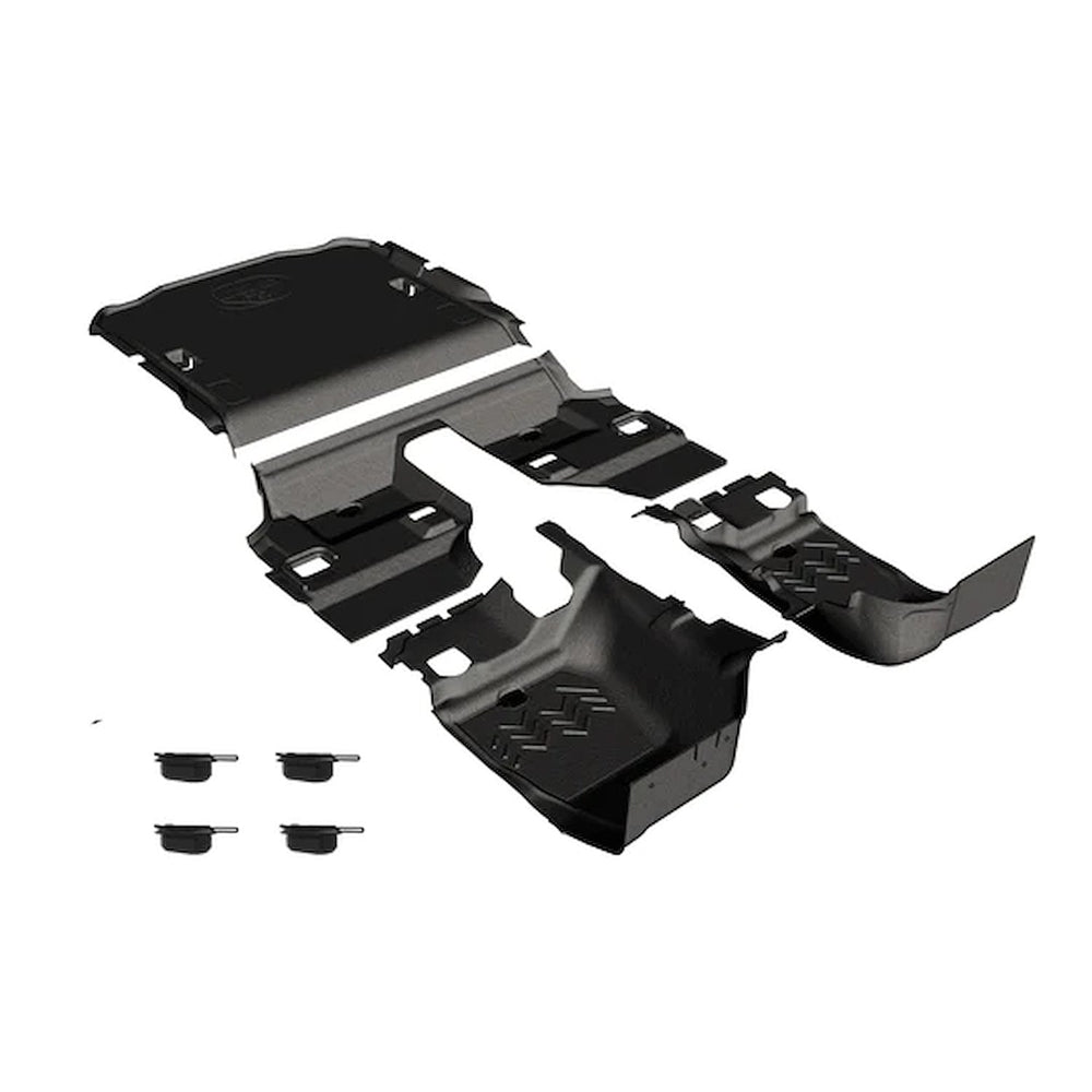 1118 WRANGLER JK 2DR 4PC FULL KIT COMPOSITE FLOORING MESA SMOKE