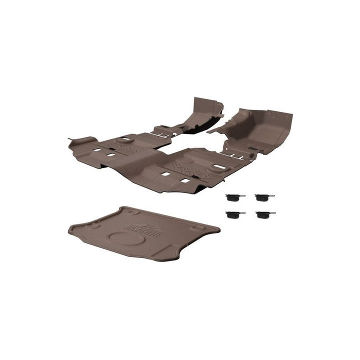 1118 WRANGLER JK 4PC FULL KIT COMPOSITE FLOORING DESERT KHAKI