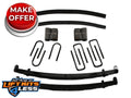 Lift Kit 6 Inch 92-93 Dodge W250/W350 Front/4.5 Inch Rear Lift Front/Rear Leaf Springs Front/Rear U Bolt Kits Front/Rear Bushing Kit Rear Block Skyjacker