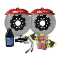 EBC Racing 04-09 Honda S2000 AP2 Red Apollo-4 Calipers 330mm Rotors Front Big Brake Kit