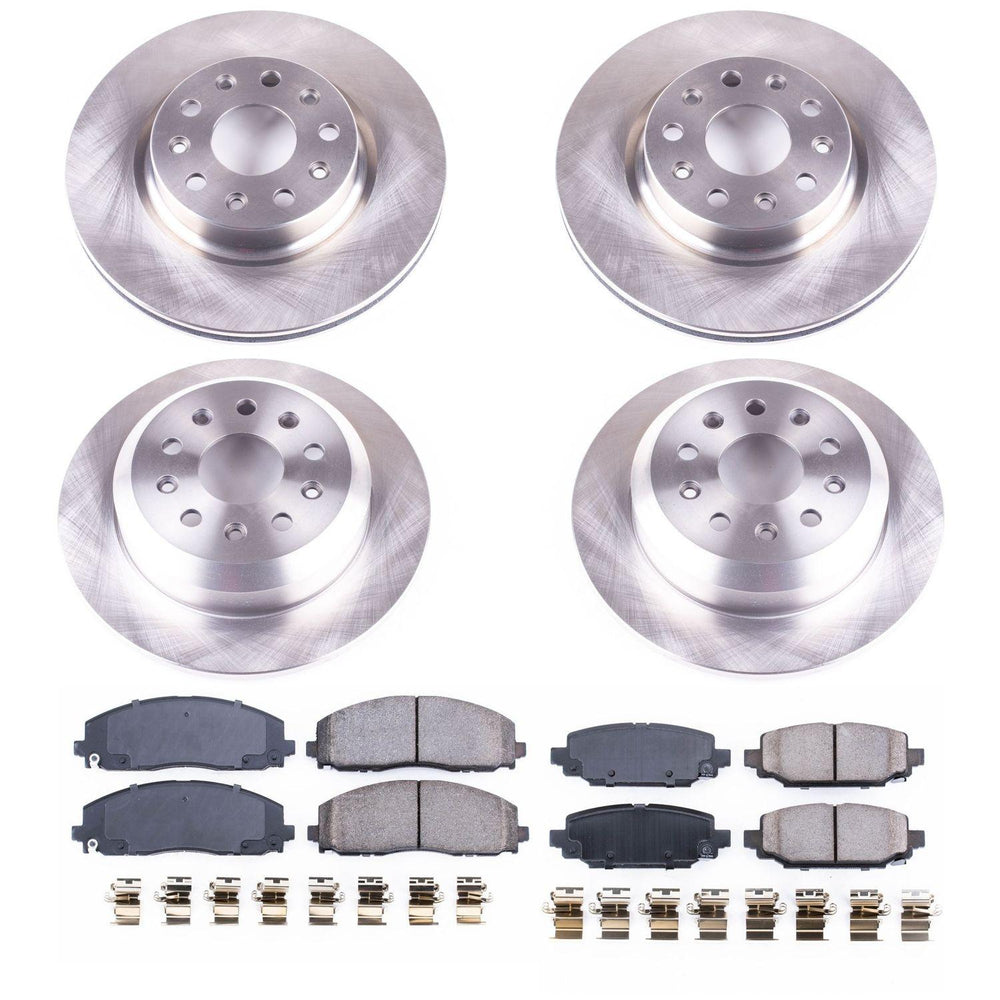 Power Stop 18-19 Jeep Wrangler Front & Rear Autospecialty Brake Kit