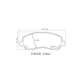 Brembo 2016 Baic Weiwang S50 HP2 Pads - Front