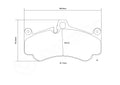Brembo 97-05 Porsche 911 GT2 (996) HP2 Pads - Front