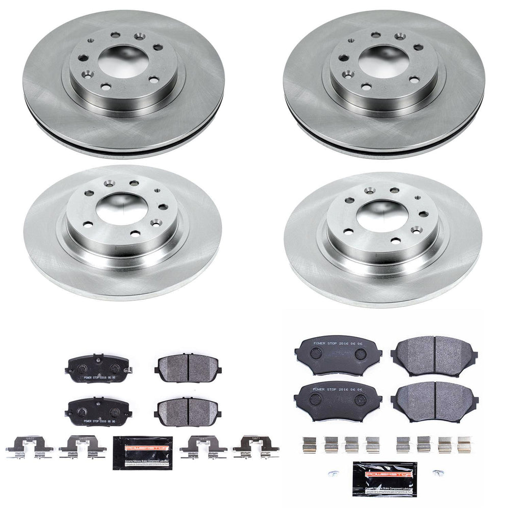 Power Stop 06-15 Mazda MX-5 Miata Front & Rear Track Day SPEC Brake Kit