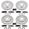 Power Stop 05-10 Ford Mustang Front & Rear Z17 Evolution Geomet Coated Brake Kit