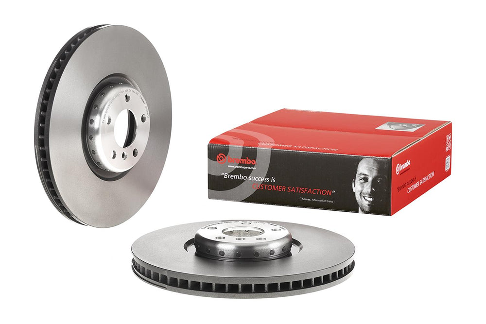 Brembo 10-13 BMW X5/10-14 X6 Front Left Premium UV Coated OE Equivalent Rotor