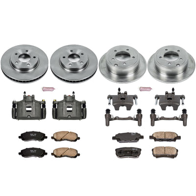 Power Stop 08-17 Mitsubishi Lancer Front & Rear Autospecialty Brake Kit w/Calipers