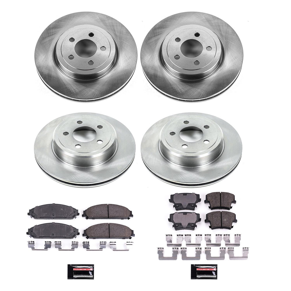 Power Stop 05-18 Chrysler 300 Front & Rear Autospecialty Brake Kit