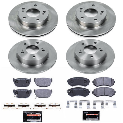Power Stop 94-96 Nissan 240SX Front & Rear Track Day SPEC Brake Kit