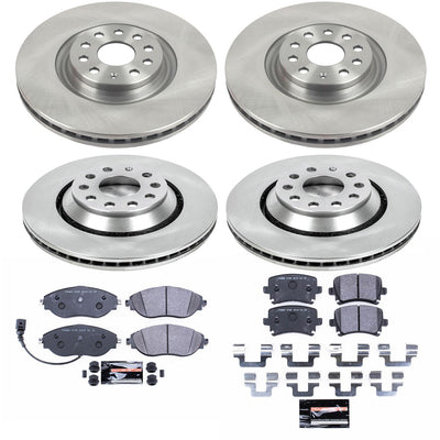 Power Stop 12-17 Volkswagen CC Front & Rear Track Day SPEC Brake Kit