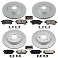 Power Stop 11-15 Chevrolet Cruze Front & Rear Z17 Evolution Geomet Coated Brake Kit
