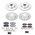 Power Stop 2019 Nissan Sentra Front & Rear Z17 Evolution Geomet Coated Brake Kit