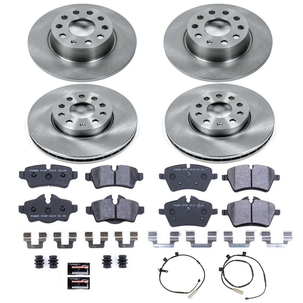 Power Stop 11-16 Mini Cooper Front & Rear Track Day SPEC Brake Kit