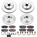 Power Stop 06-07 Subaru B9 Tribeca Front & Rear Z17 Evolution Geomet Coated Brake Kit