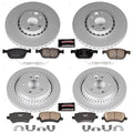 Power Stop 10-15 Volvo XC60 Front & Rear Z23 Evolution Sport Coated Brake Kit