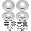 Power Stop 17-19 Hyundai Elantra Front & Rear Z17 Evolution Geomet Coated Brake Kit
