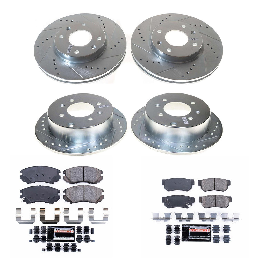 Power Stop 02-06 Kia Optima Front & Rear Z23 Evolution Brake Kit