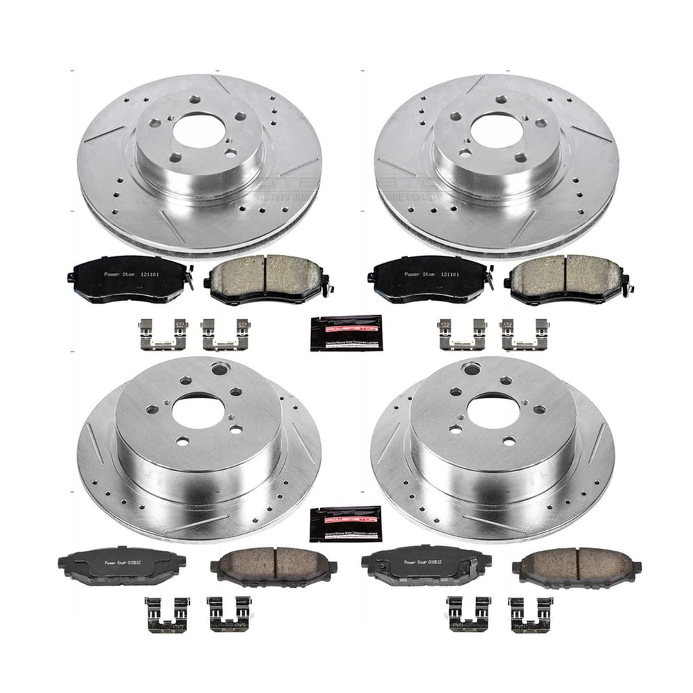 Power Stop 12-16 Subaru Impreza Front & Rear Z23 Evolution Sport Brake Kit