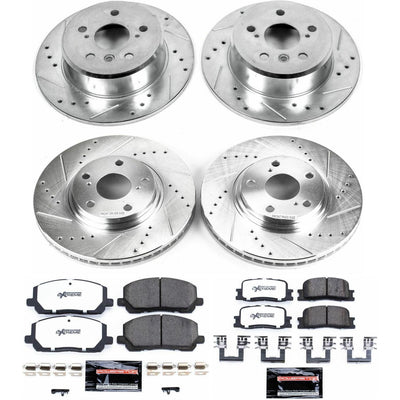 Power Stop 01-03 Toyota Highlander Front & Rear Z36 Truck & Tow Brake Kit