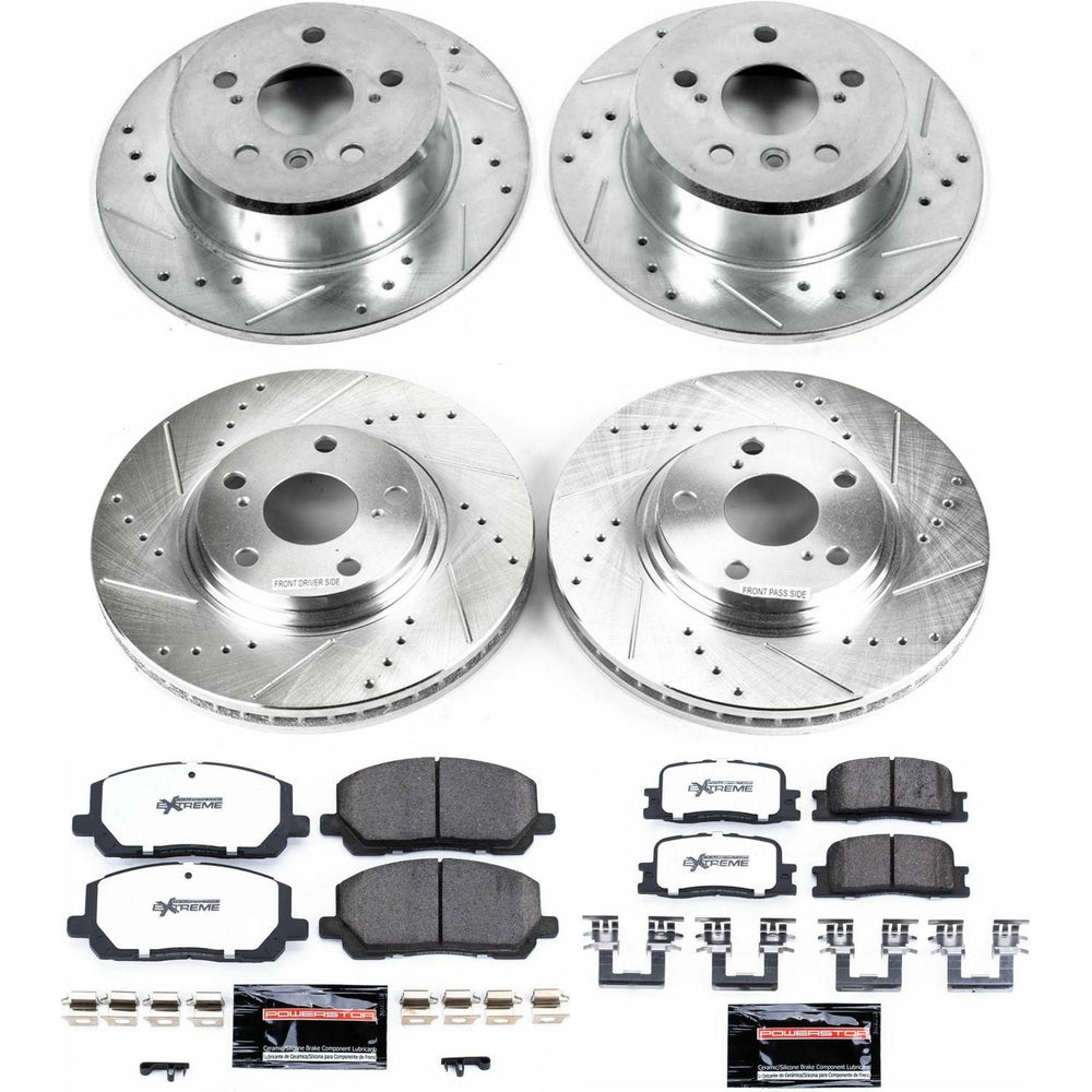 Power Stop 01-03 Toyota Highlander Front & Rear Z36 Truck & Tow Brake Kit
