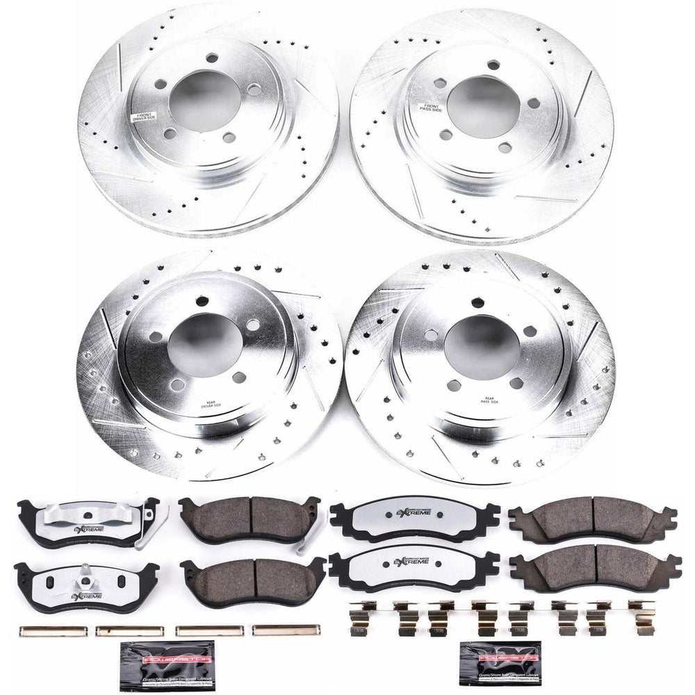 Power Stop 06-10 Ford Explorer Front & Rear Z36 Truck & Tow Brake Kit