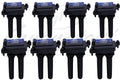 Granatelli 05-17 Dodge 5.7L/6.1L/6.4L Xtreme Coil On Plug Wire Conn Kit w/Coil Pack - Blk (Set of 8)