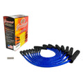 Granatelli 10-14 Ford 6.2L Perf Wire Set w/Inserts/Blue Hi-Temp Jacket/Black Fire Sleeve