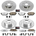 Power Stop 06-07 Nissan Murano Front & Rear Z26 Street Warrior Brake Kit